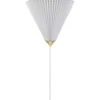 Lampetter < Globen Lighting Matisse Vägglampa 34cm Vit/Mässing