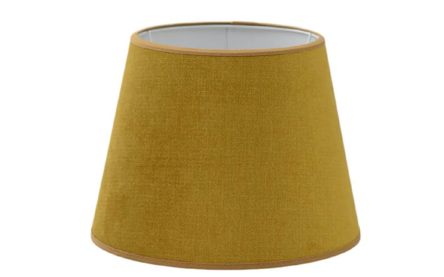 Enfärgade Runda Lampskärmar < Hallbergs Matrix Lampskärm Ø17cm Mustard