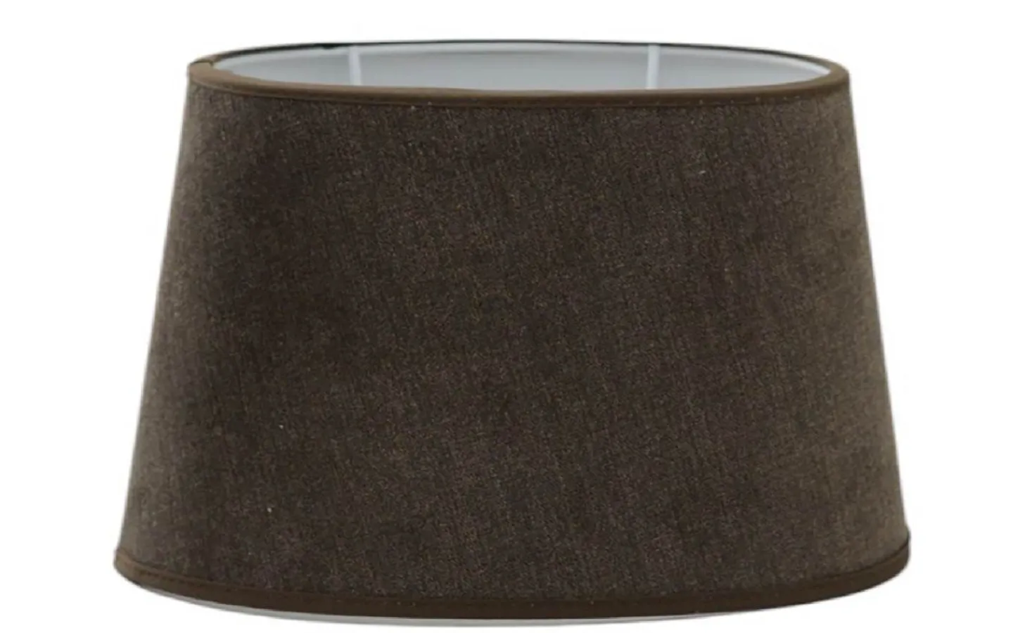 Ovala Lampskärmar-Hallbergs Matrix Oval Lampskärm 25cm Marron