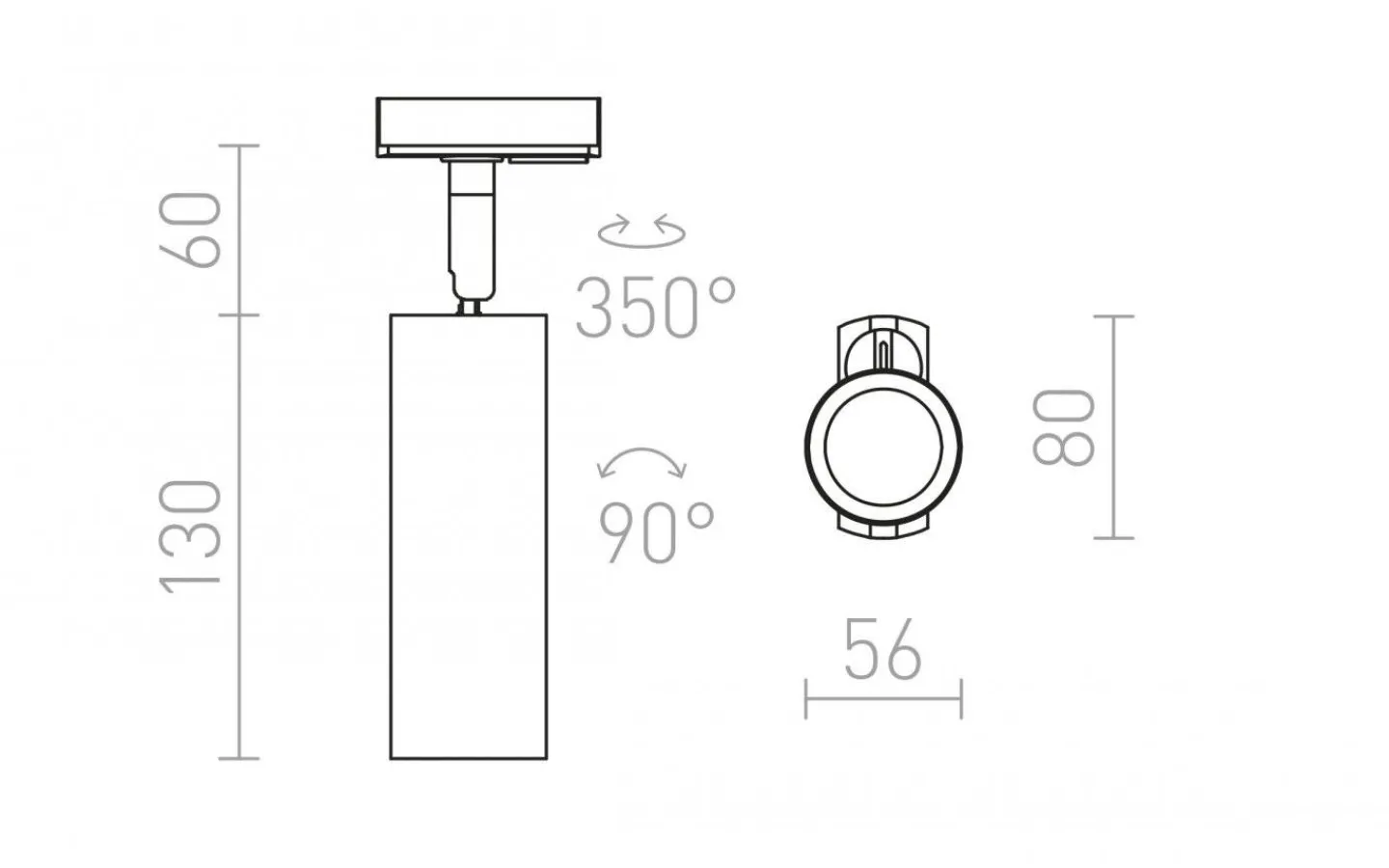 Skensystem|Kök & Matplats < Rendl Mavro 1-fas Spotlight Vit 12W LED 3000K