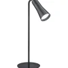 Uppladdningsbara Lampor Inomhus|Läslampor-Reality Maxi Bordslampa LED mattsvart uppladdningsbar