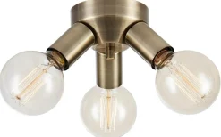 Plafonder < Markslojd Mazzo Plafond 21cm 3L Antikmässing
