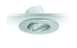 Downlights, Spotlight|230V Led Spotlights < Malmbergs MD-880 Downlight 2700K 4,5W Silver 230V IP21