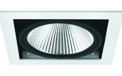 Downlights, Spotlight|230V Led Spotlights-Malmbergs MD-251 Downlight 3000K 10W Vit/Svart 230V IP21