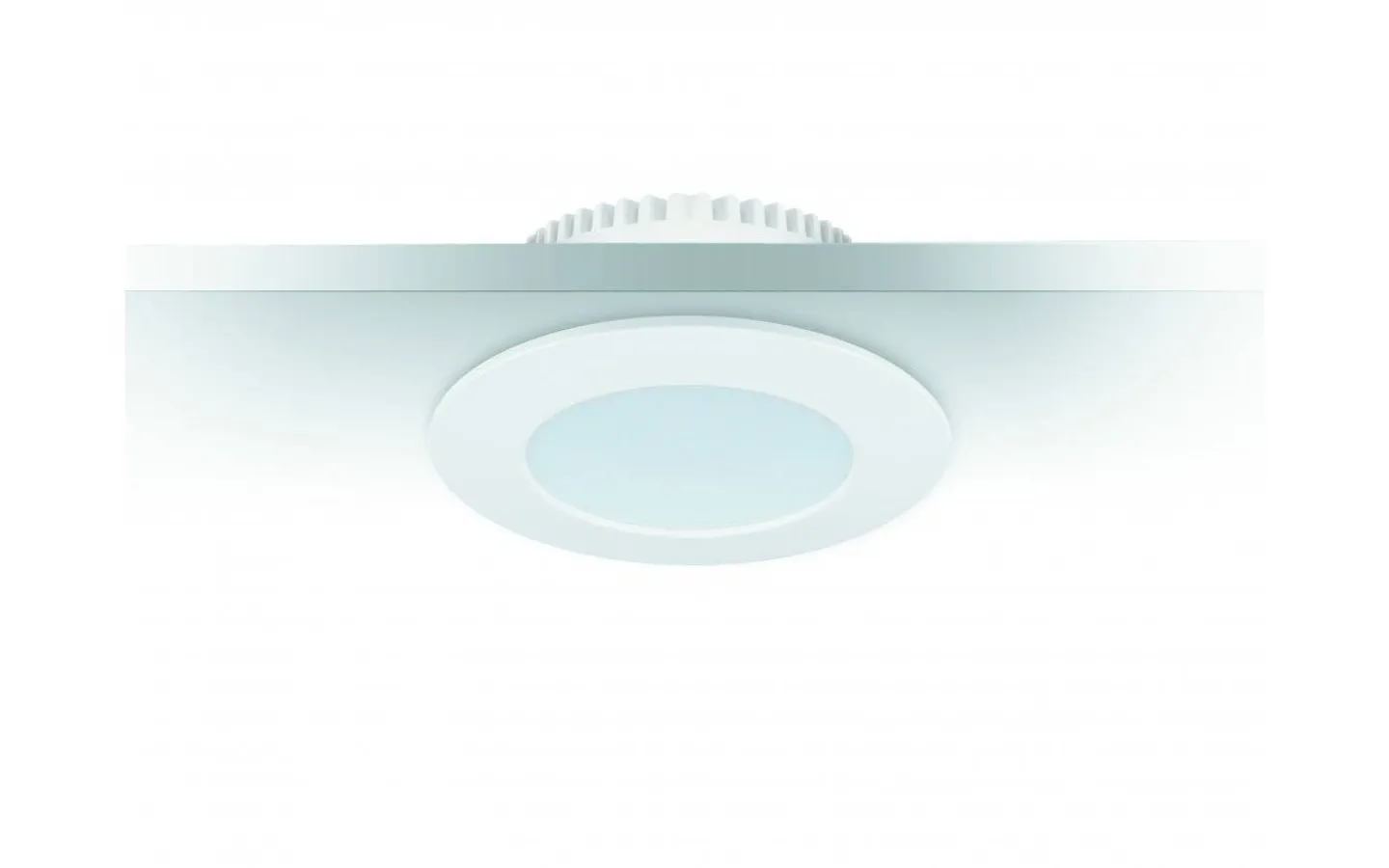 Downlights, Spotlight|230V Led Spotlights < Malmbergs MD-232 Downlight 3000K 10W Vit 230V IP44