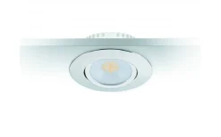 Downlights, Spotlight|230V Led Spotlights-Malmbergs MD-230 Downlight 3000K 3x5W Krom 230V IP44 3-Pack
