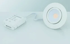 Downlights, Spotlight|230V Led Spotlights-Malmbergs MD-230 Downlight 3000K 3x5W Vit 230V IP44 3-Pack