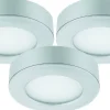 Downlights, Spotlight|Minispotlights & Ledpuckar-Malmbergs MD-209 Downlightset 2700K 3x4W Satin 230V IP21