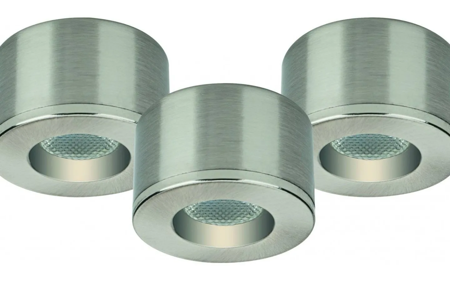 Downlights, Spotlight|Minispotlights & Ledpuckar < Malmbergs MD-29 Downlightset 2700K 3x1,6W Satin 230V IP44