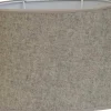 Ovala Lampskärmar-Hallbergs Melton Ull Oval Lampskärm 25cm Sand