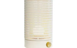Ljuslyktor|Uppladdningsbara Lampor Inomhus-Dyberg Larsen Mesh Uppladdningsbar Lykta 20cm LED 2700K Vit/Mässing