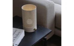 Ljuslyktor|Uppladdningsbara Lampor Inomhus-Dyberg Larsen Mesh Uppladdningsbar Lykta 20cm LED 2700K Vit/Mässing