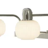 Badrum|Badrumslampor Vägg < Aneta Messina Skåpsbelysning 33cm Krom/Vit IP44