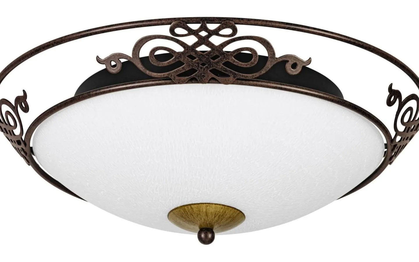 Plafonder-Eglo Mestre Plafond 39,5cm Brun