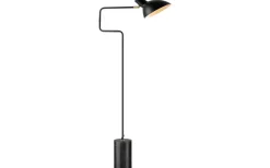 Golvläslampor-Halo Design Metropole Golvlampa 138cm Svart/Marmorfot