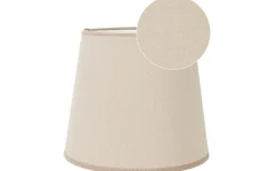 Enfärgade Runda Lampskärmar-PR Home Mia Lampskärm Ø14cm Franza Beige