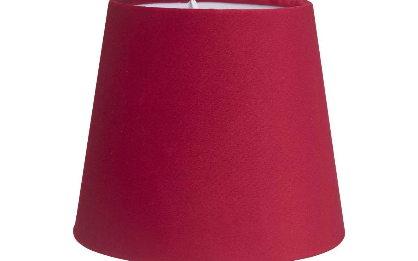 Enfärgade Runda Lampskärmar < PR Home Mia Lampskärm Ø24cm Sammet Klarröd