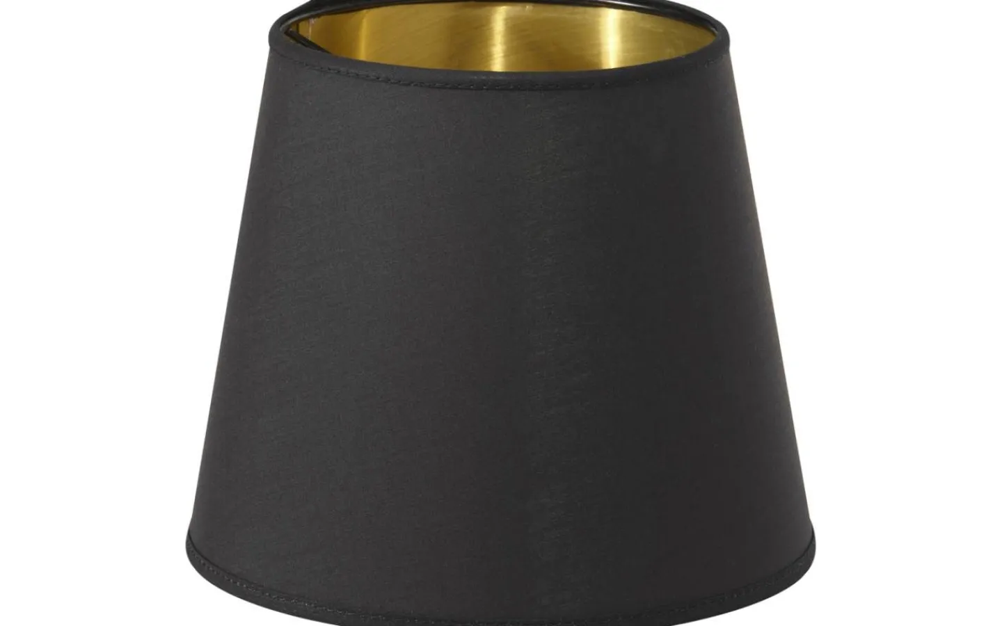 Enfärgade Runda Lampskärmar < PR Home Mia Lampskärm Ø20cm Svart/Guld
