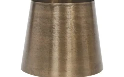 Enfärgade Runda Lampskärmar-PR Home Mia Lampskärm Metall Ø20cm Råmässing