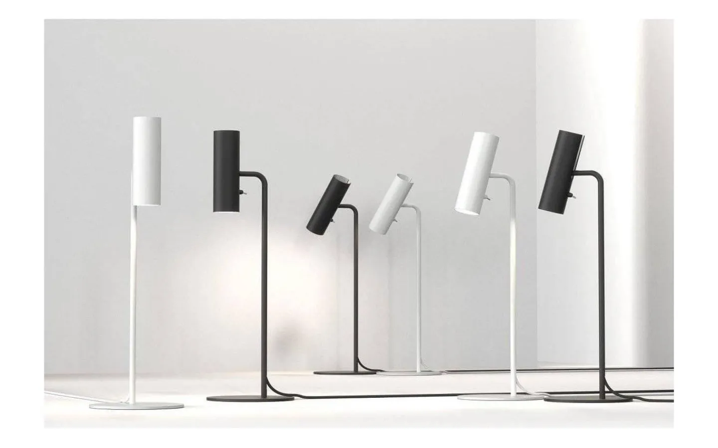Sovrum|Skrivbordslampor < Design for the people Mib 6 Bordslampa 66cm Vit