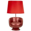 Bordslampor < Mauro Ferretti Midcentury Bordslampa 43cm Röd