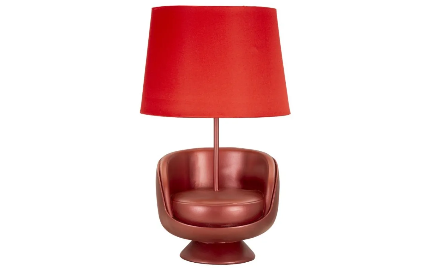 Bordslampor < Mauro Ferretti Midcentury Bordslampa 43cm Röd