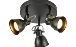 Runda Takspotlights|Takspot Med 3 Lampor < Markslojd Mion Takspotlight 30cm Svart