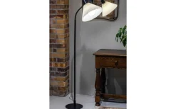 Golvlampor-Markslojd Mira Golvlampa 145cm Svart/Offwhite