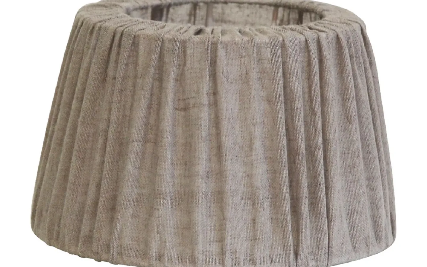 Plisserade Lampskärmar-Hallbergs Mirja Lampskärm Ø25cm Brun