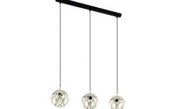 Avlånga Taklampor-Eglo Mirtazza Taklampa 88cm Svart