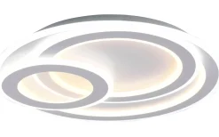 Plafonder-Trio Lighting Mita Plafond LED 51cm rund mattvit