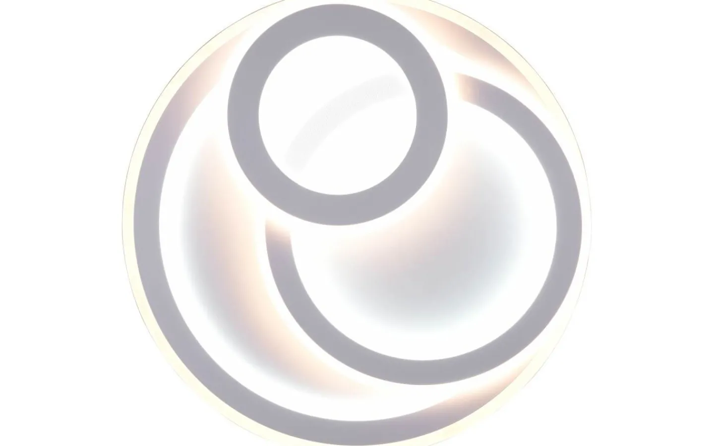 Plafonder-Trio Lighting Mita Plafond LED 51cm rund mattvit