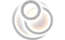 Plafonder-Trio Lighting Mita Plafond LED 51cm rund mattvit