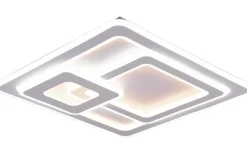 Plafonder-Trio Lighting Mita Plafond LED 51x51cm fyrkantig mattvit
