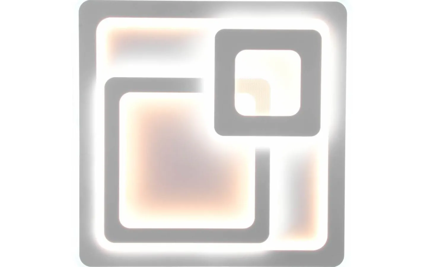 Plafonder-Trio Lighting Mita Plafond LED 51x51cm fyrkantig mattvit