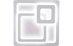 Plafonder-Trio Lighting Mita Plafond LED 51x51cm fyrkantig mattvit