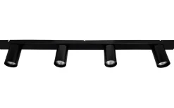 Avlånga Takspotlights|Takspot Med Minst 4 Lampor-Dyberg Larsen Modern Takspotlight/Vägglampa 95cm Svart
