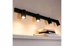 Avlånga Takspotlights|Takspot Med Minst 4 Lampor-Dyberg Larsen Modern Takspotlight/Vägglampa 95cm Svart