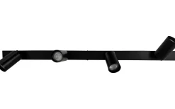 Avlånga Takspotlights|Takspot Med Minst 4 Lampor-Dyberg Larsen Modern Takspotlight/Vägglampa 95cm Svart