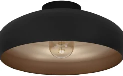 Plafonder < Eglo Mogano Plafond Ø40cm Svart