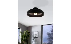 Plafonder < Eglo Mogano Plafond 40cm Svart