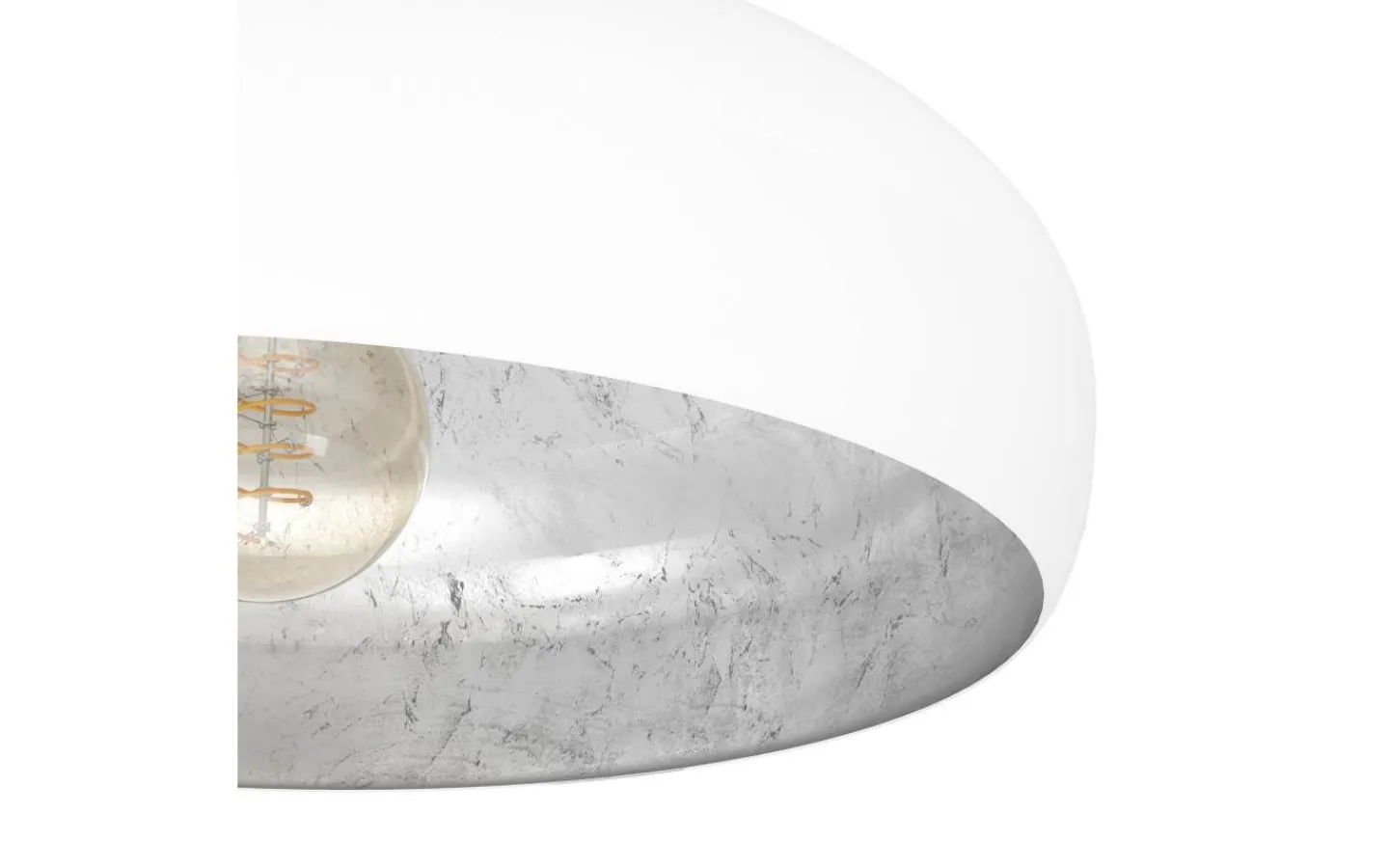 Plafonder-Eglo Mogano Plafond Ø40cm Vit