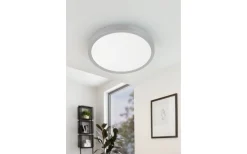 Plafonder < Eglo Molay Round Plafond 29cm LED 3000K 20,5W Grå