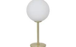 Vardagsrum|Bordslampor < Aneta Molekyl Bordslampa 27cm Mässing/Opal