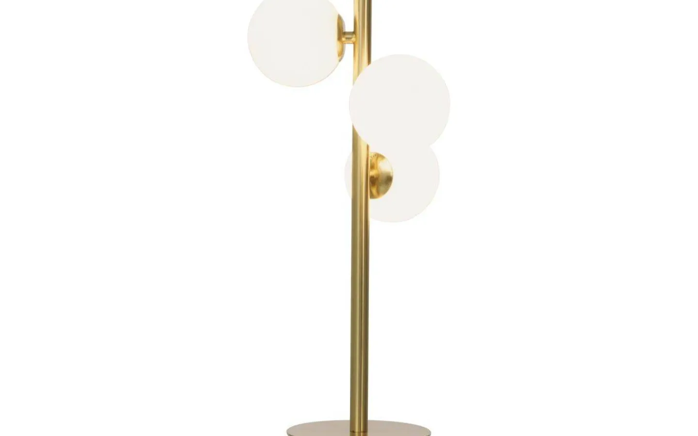 Bordslampor-Aneta Molekyl Bordslampa 46cm Mässing/Opal