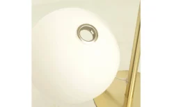 Vardagsrum|Sovrum-Aneta Molekyl Bordslampa 1L 43cm Mässing/Opal