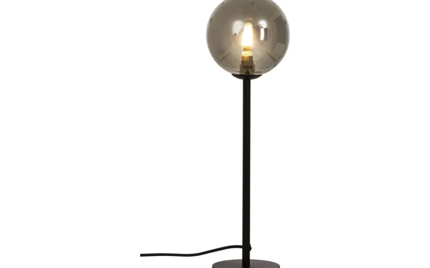 Vardagsrum|Sovrum < Aneta Molekyl Bordslampa 1L 43cm Svart/Rök