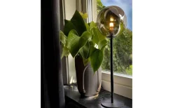 Vardagsrum|Sovrum < Aneta Molekyl Bordslampa 1L 43cm Svart/Rök