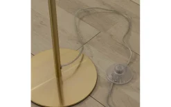 Golvlampor-Aneta Molekyl Golvlampa 130cm Matt Mässing/Vit