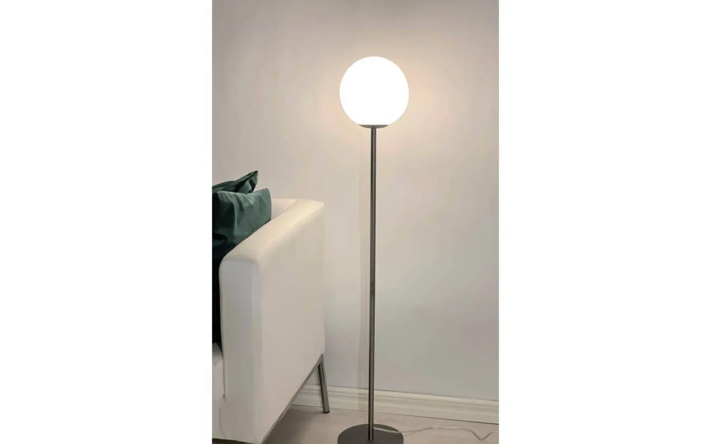 Golvlampor-Aneta Molekyl Golvlampa 130cm Tenn/Vit